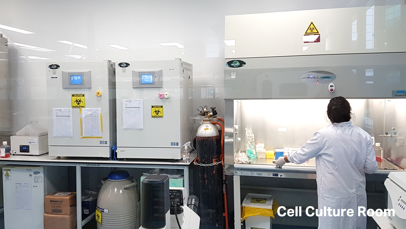 Cell Culture Room Prestige Biopharma CMCB