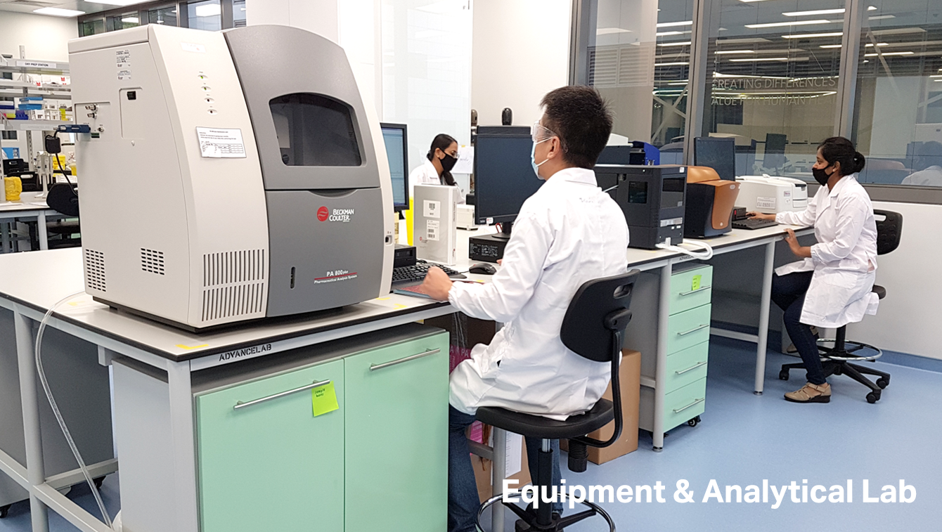 Equipment & Analytical Lab Prestige Biopharma CMCB